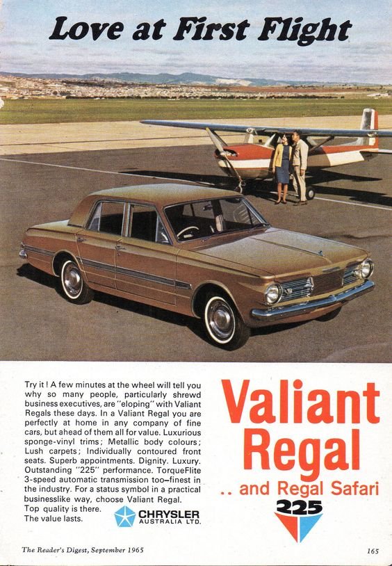 1965 Chrysler Valiant AP6 Regal and Regal Safari 225